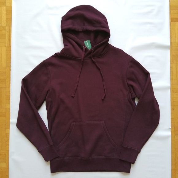 Blank Maroon Hoodie Small NWT - Picture 1 of 6
